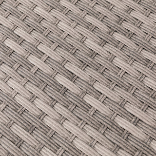 Outdoor Wicker Storage Box, Gray