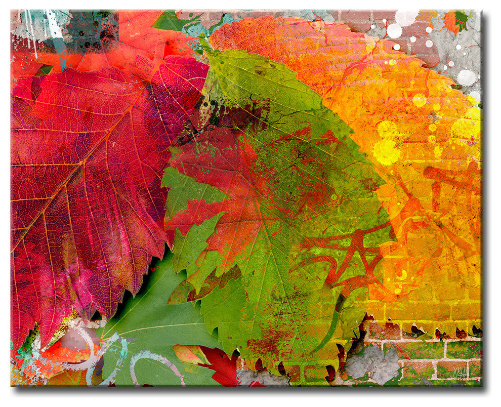 Fall Ink VI, Canvas Wall Art, 24"x32"