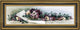 Raoul Paul Maucherat De Longpre Pansy Waltz Framed Premium Canvas Print, 15"x30"