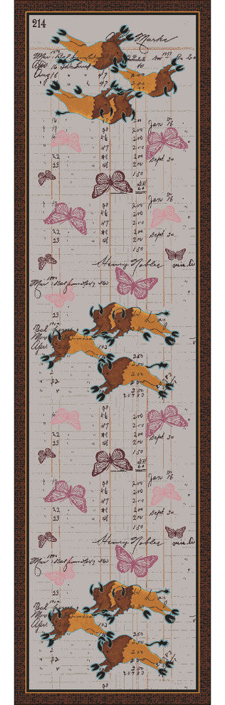 Buffalo Run, Sand, 2'x8'
