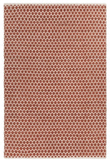 Costa Contemporary Area Rug, Rust, 7'9"x10'6"