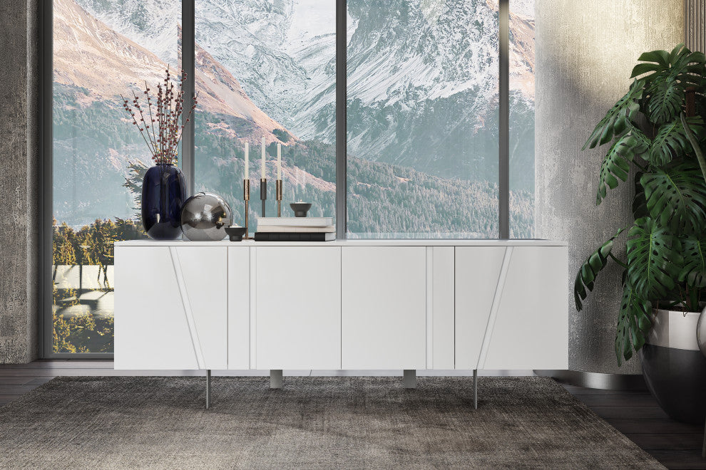 Modrest Mario Modern White Buffet