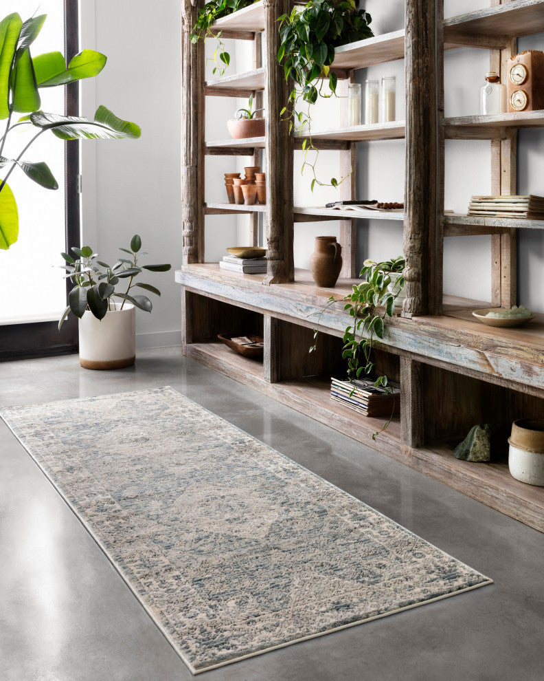 Sky Natural Teagan Area Rug by Loloi II, 6'-7" X 9'-2"