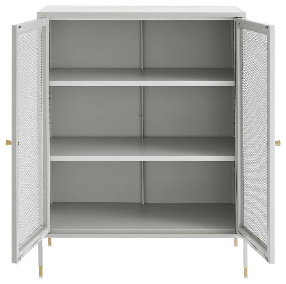 Covelo 32" Accent Cabinet - Light Gray