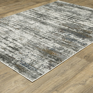 Galion Abstract Shading Charcoal/Grey Indoor Area Rug, 7'10"x10'10"