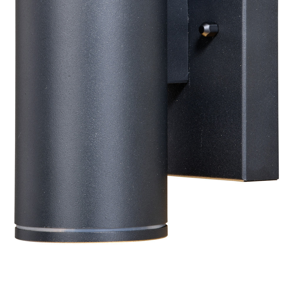 Chiasso LED Motion Sensor Dusk to Dawn Outdoor Wall Light Textured Black