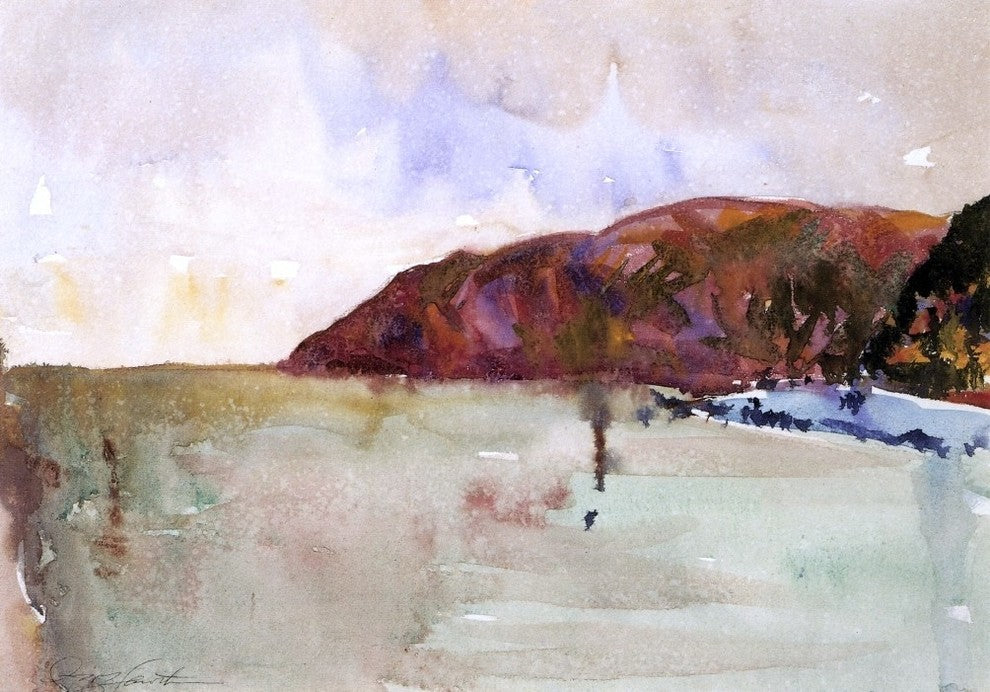Charles Webster Hawthorne Lynmouth Cliffs, 18"x27" Wall Decal