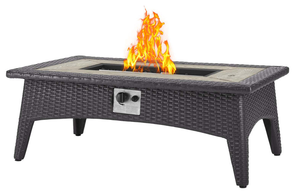 Convene 5 Piece Set Outdoor Patio with Fire Pit