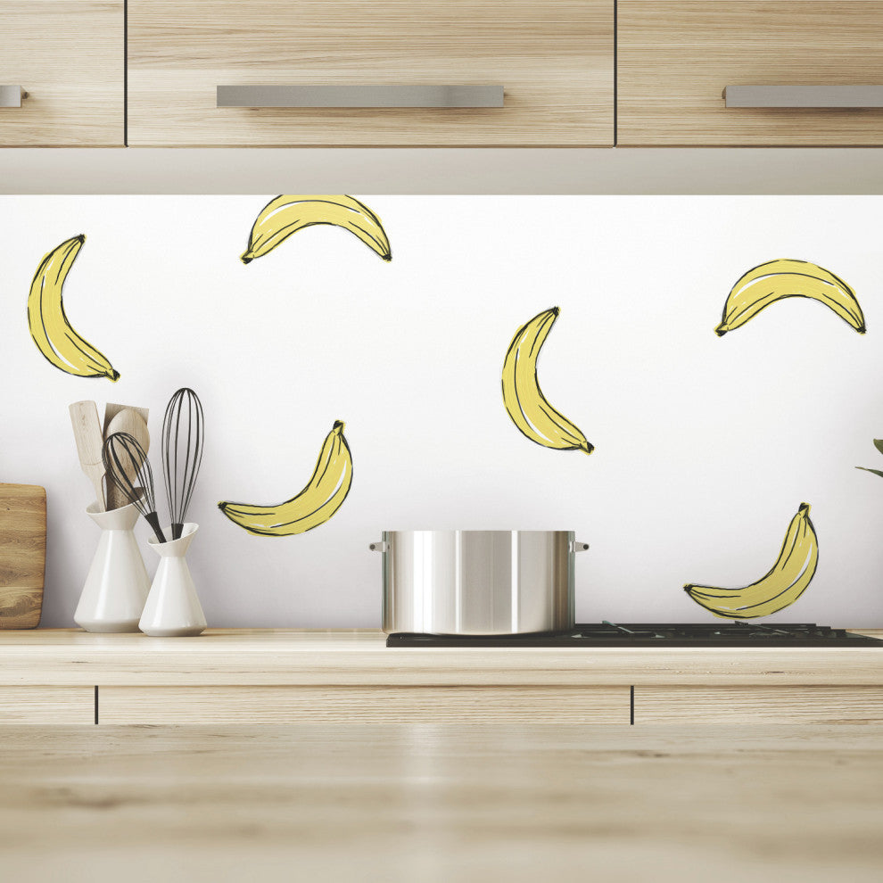 Mr. Kate Banana Print<br>Peel & Stick Wallpaper