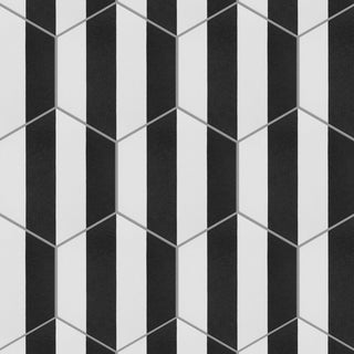 Porto Capri Hex Black Porcelain Floor and Wall Tile