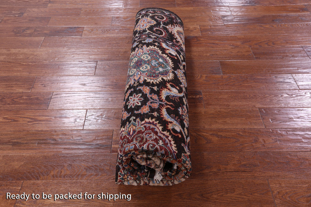 Handmade Persian Tabriz Wool Rug 7' 0" X 9' 9" Q10114