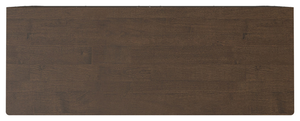 Harper Solid Hardwood Entryway Storage Cabinet, Walnut Brown