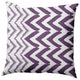 Jagged Graffiti Pillow, Purple, 26"x26"