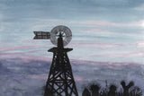 "Texas Sunset" Painting Print on Wrapped Canvas, 36"x24"