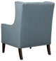 Madison Park Accent Chair Armchair for Living Room, Blue