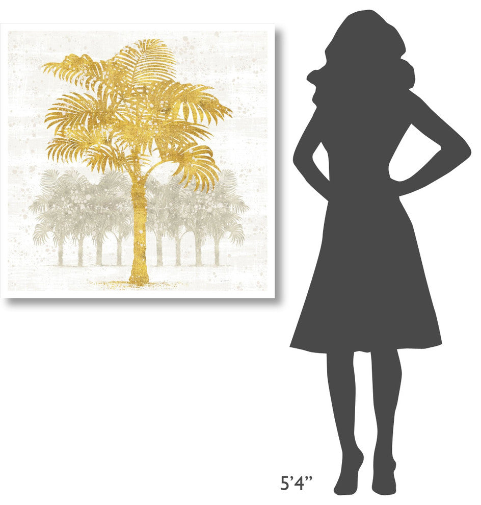 "Palm Coast III" Digital Paper Print by Sue Schlabach, 38"x38"