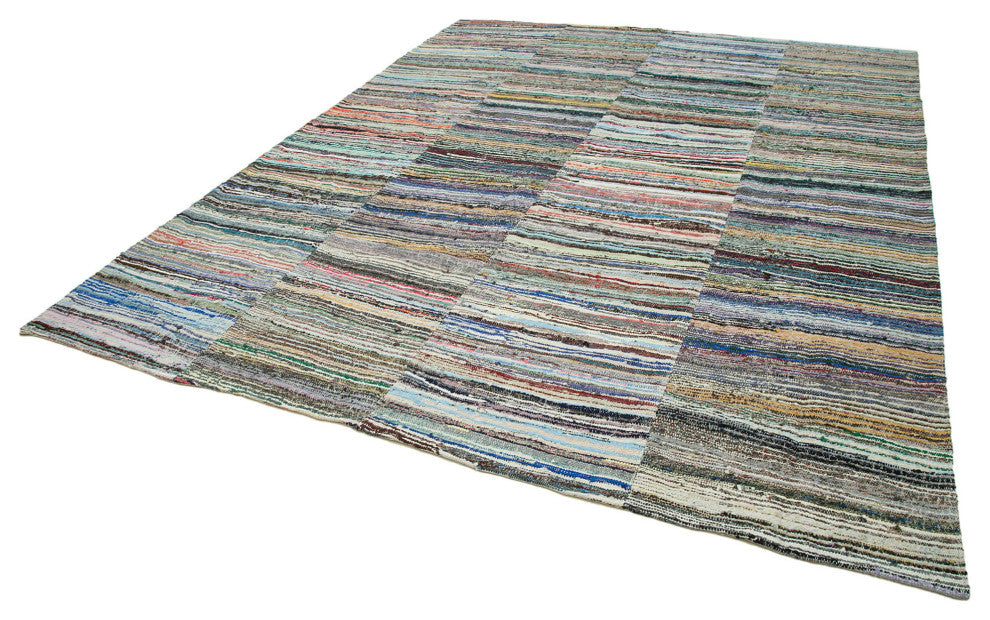 Rug N Carpet - Handmade Anatolian 9' 2'' x 11' 8'' Vintage Patchwork Kilim Rug
