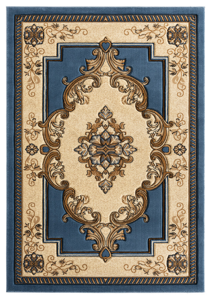 United Weavers Bristol Fallon Blue Area Rug 5'3x7'6