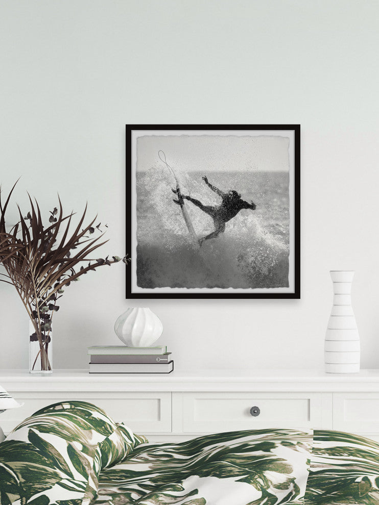 "Surf Party" Framed Painting Print, 32x32
