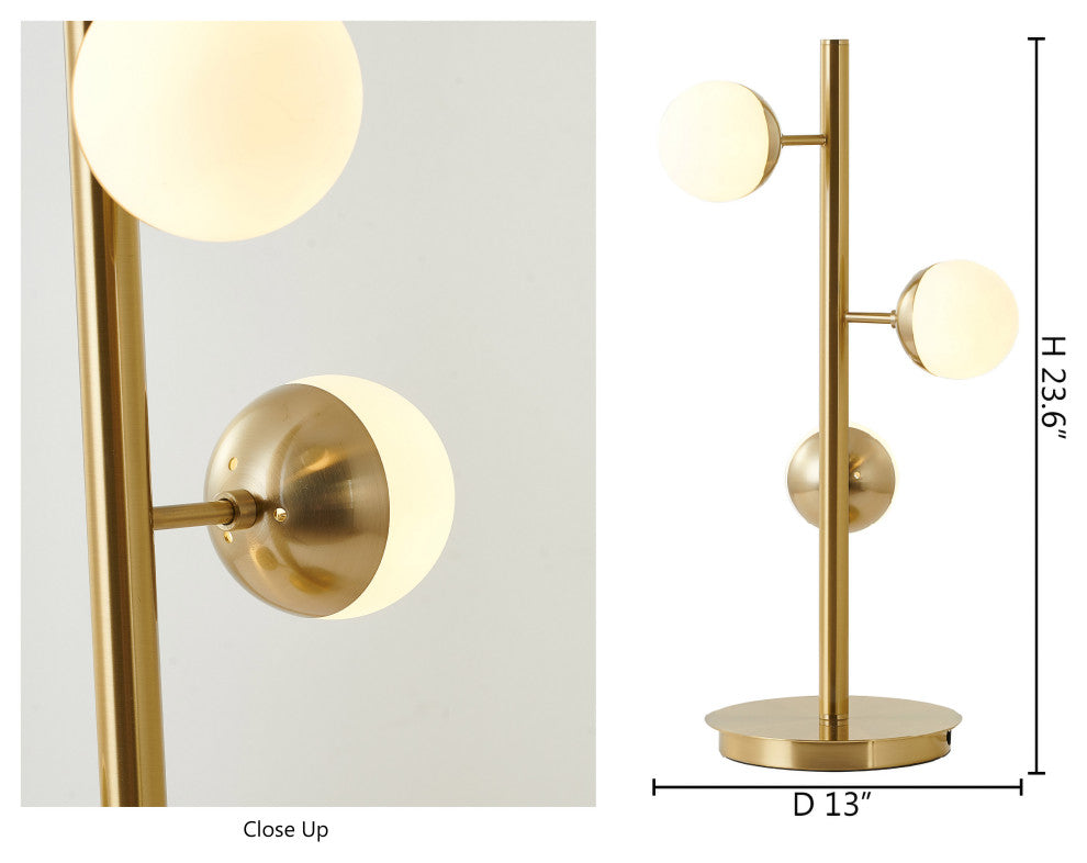 Gold Orb Table Lamp
