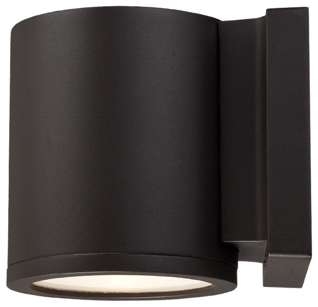 WAC Lighting Tube LED Outdoor Wall Light, Bronze