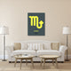 "Scorpio Zodiac Sign Yellow" Fine Art Print