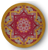 Shawl Rug, Sunny Mustard, 5' Round