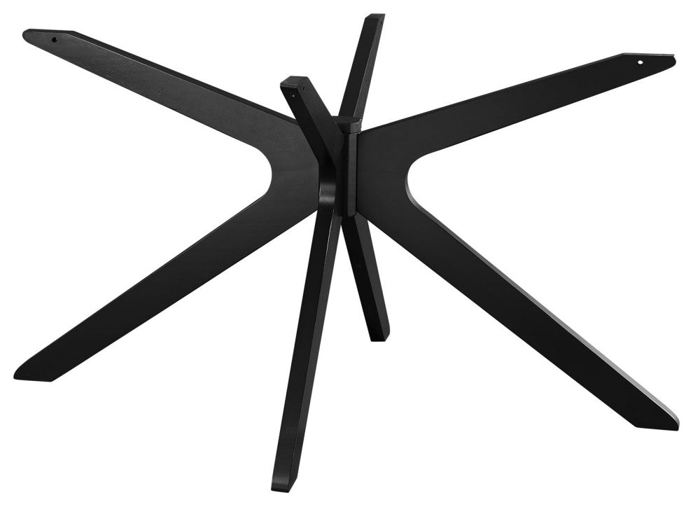 71" Dining Table, Oval, Black, Wood, Modern, Kitchen Bistro Hospitality
