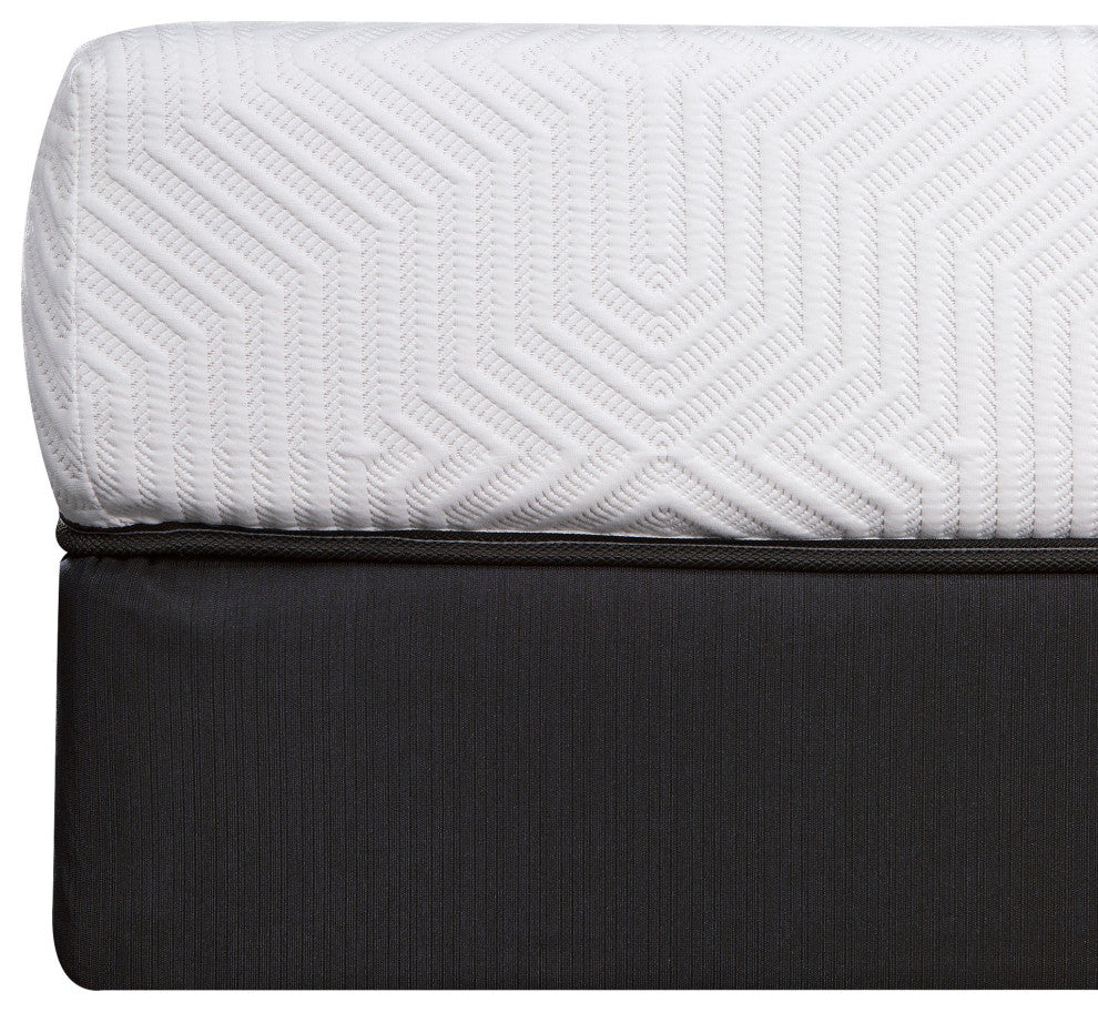 10.5" Hybrid Lux Memory Foam And Wrapped Coil Mattress Full