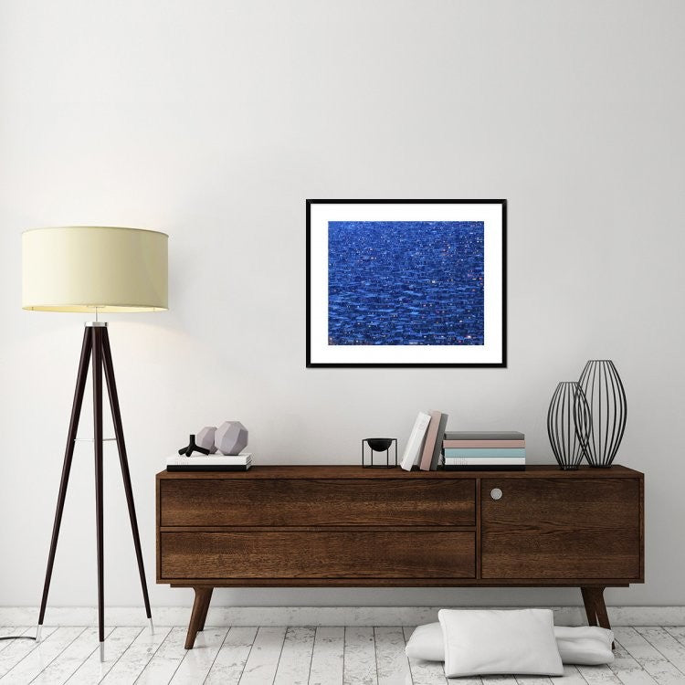"Dwelling" Framed Digital Print by Shu-Guang Yang, 36x30"