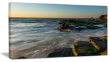 "Sydney Beach With Mossy Rocks" Seashore Canvas Print, 40"x20"