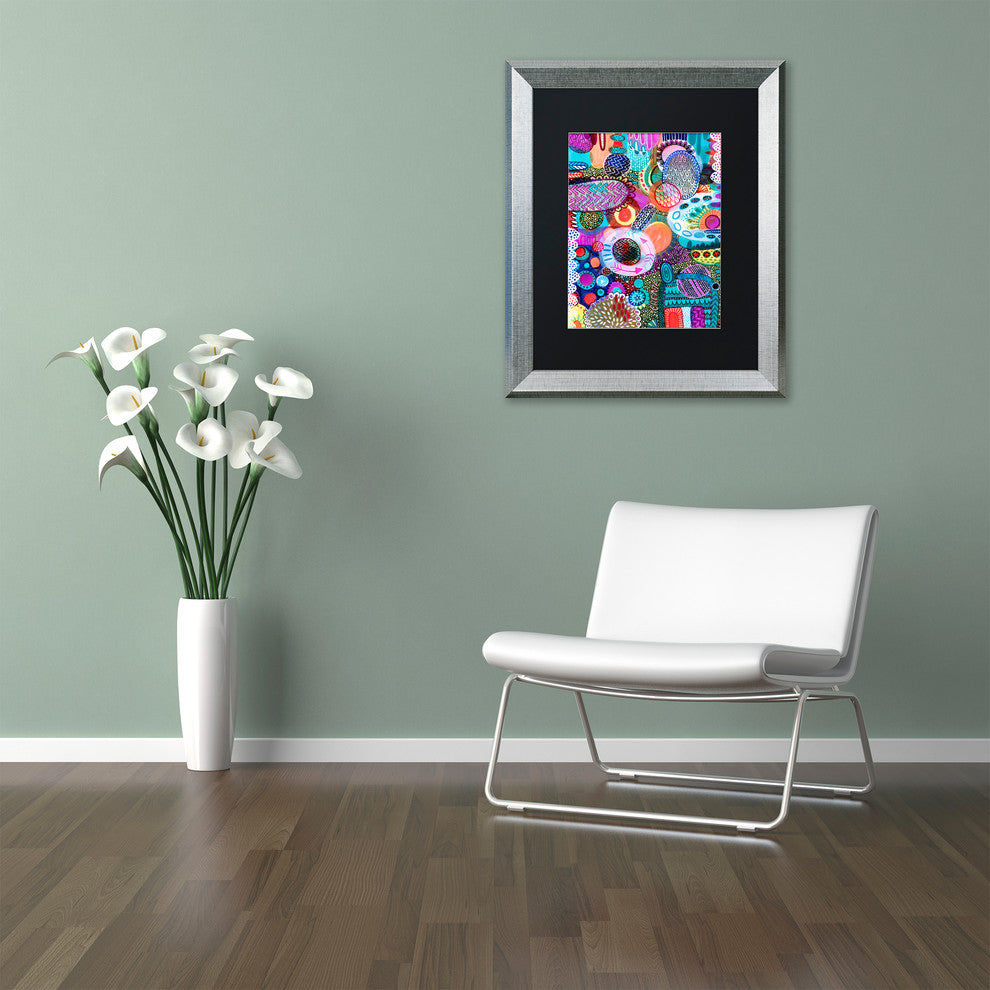 Hello Angel ''Creation'' Art, Silver Frame, Black Mat, 20x16