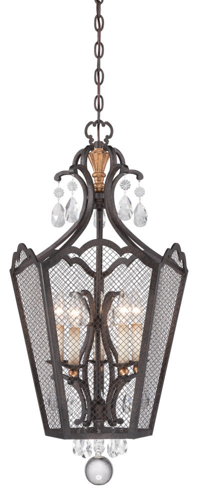 Minka Metropolitan, N7109-258B, Cortona, 5-Light Foyer Pendant