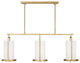 Visual Comfort Studio Sherwood Three Light Chandelier, Coastal Gild