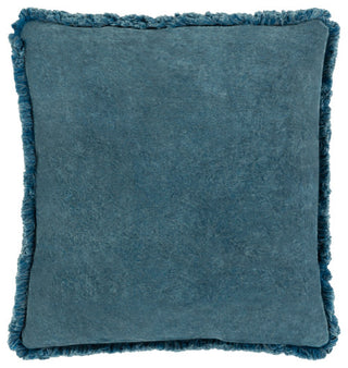 Surya Washed Cotton Velvet Pillow Shell With Polyester Insert 22"H X 22"W