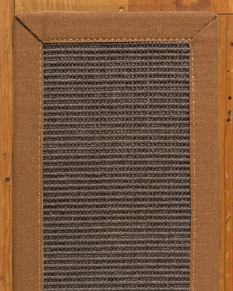 Big Sur Custom Sisal Stair Treads, Sienna, 9" X 29" Set of 13