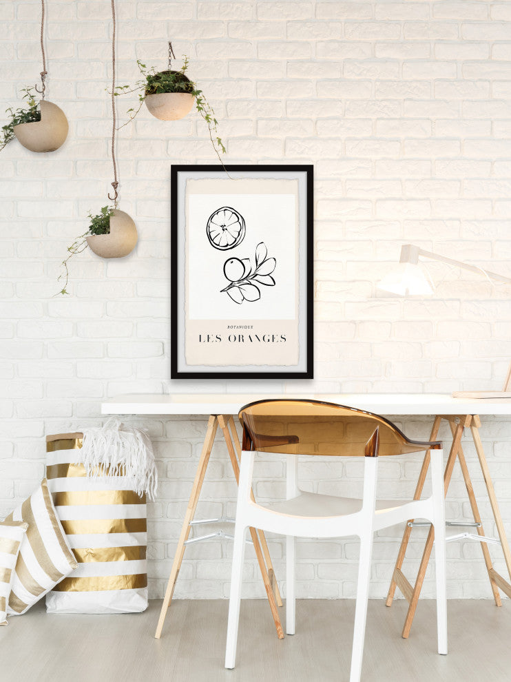 "Les Oranges" Framed Painting Print, 30x45