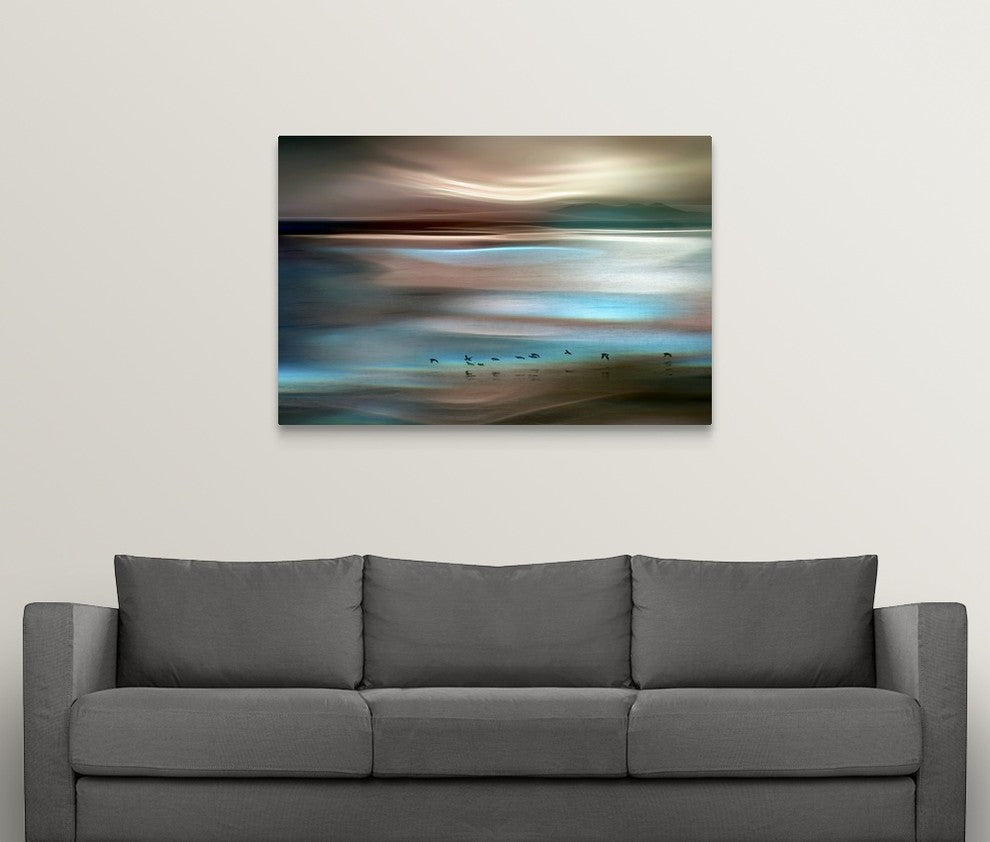 "Migrations" Wrapped Canvas Art Print, 48"x32"x1.5"