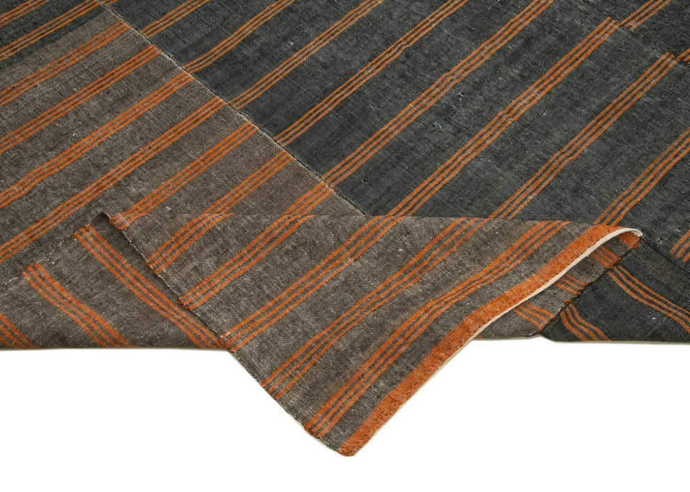 Rug N Carpet - Hand-knotted Turkish 6' 8'' x 10' 2'' Rustic Wool Kilim Rug