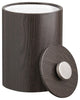Woodcraft Ebony 2 qt. Tall Ice Bucket With Thin Vinyl Lid, No Handle