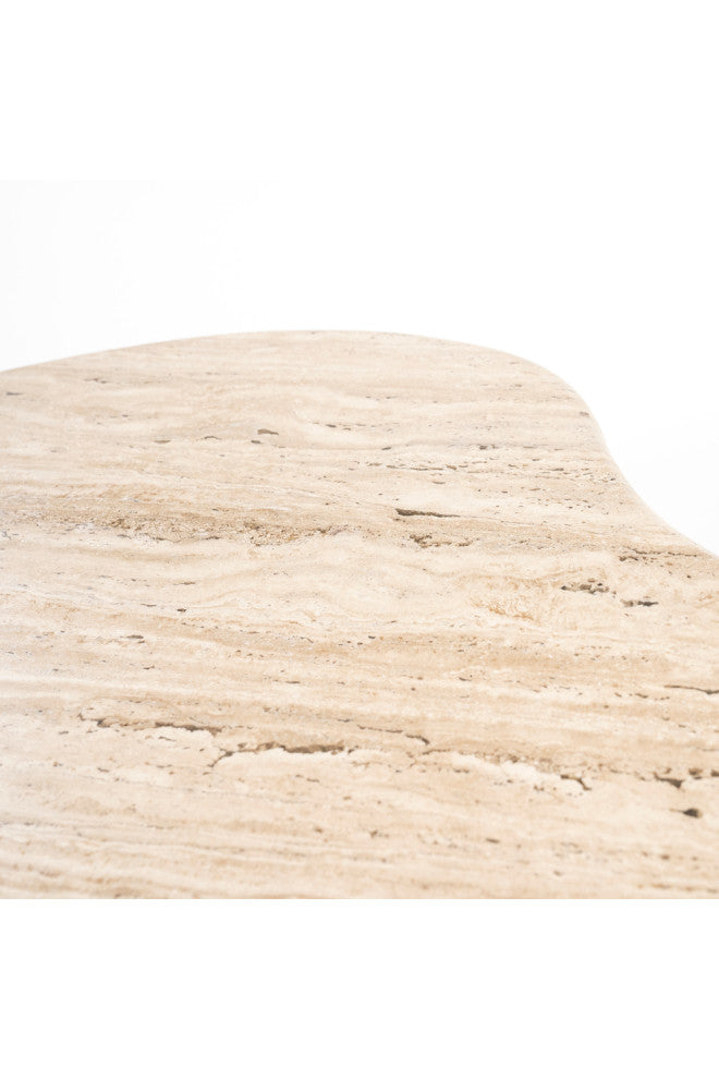 Organic Travertine Coffee Table | Eleonora Mari, Medium