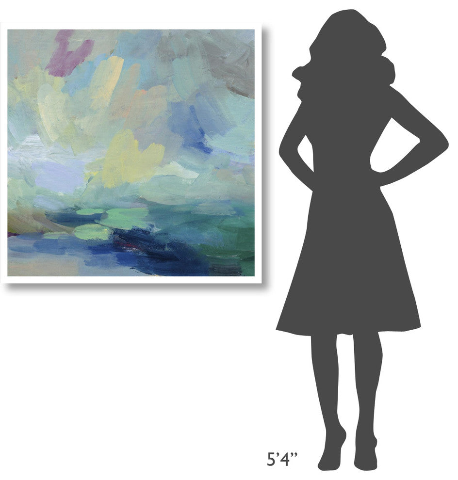 "Storm I" Digital Paper Print by Silvia Vassileva, 38"x38"