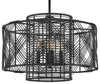 Hinkley Lighting 41063 Nikko 4 Light 20"W Lisa McDennon Pendant - Black
