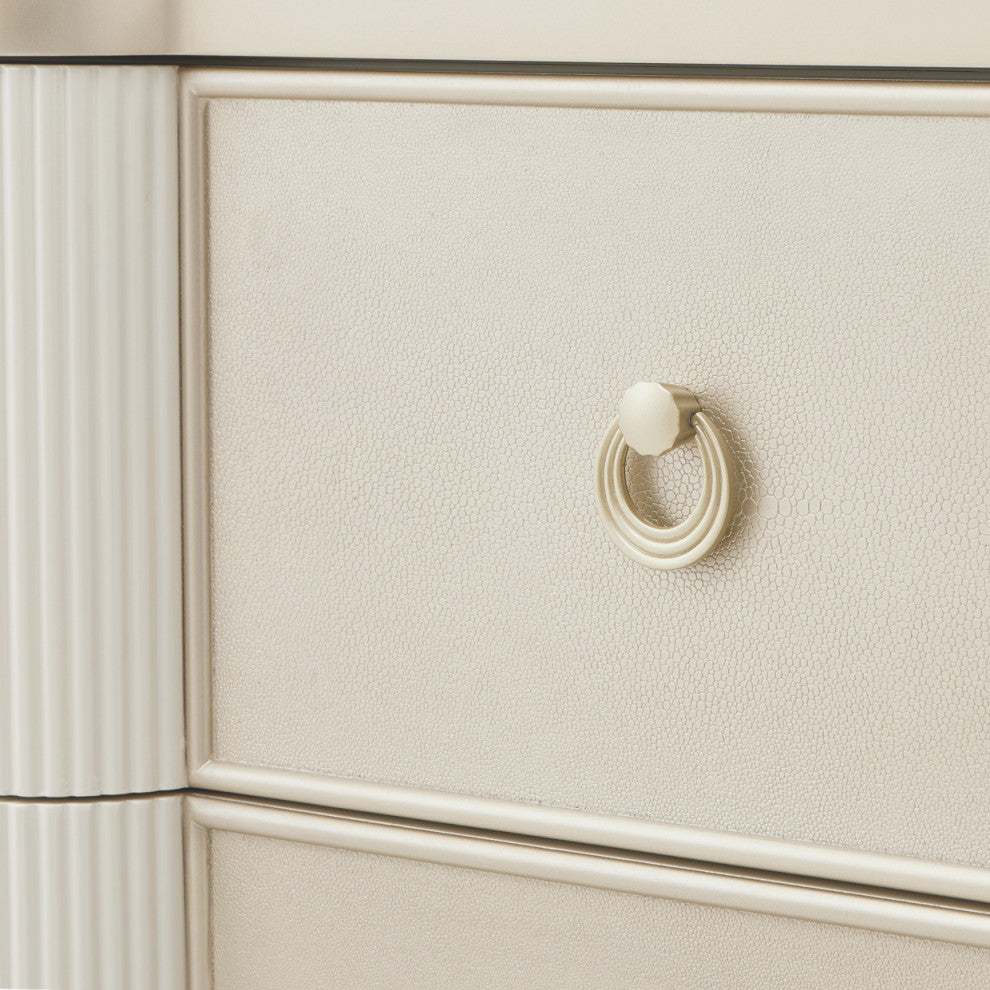 La Marisia 5-Drawer Chest, Creamy Pearl