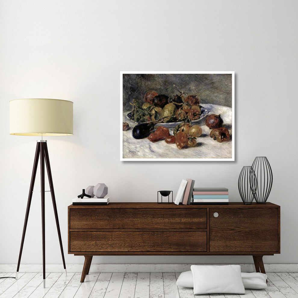 "Mediterranean Fruits" Digital Paper Print by Pierre-Auguste Renoir, 46"x36"