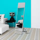 Vanity Art LED Lighted Floor Mirror With Sensor Switch