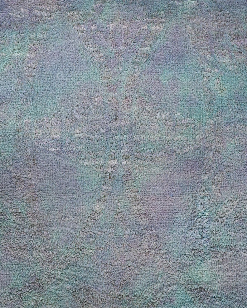 Vibrance, One-of-a-Kind Handmade Area Rug Gray, 4'2"x6'1"