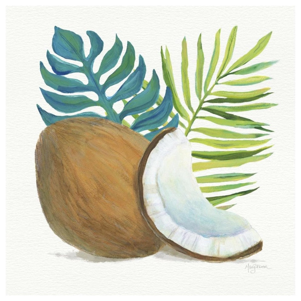 "Coconut Palm IV" Digital Paper Print by Mary Urban, 42"x42"