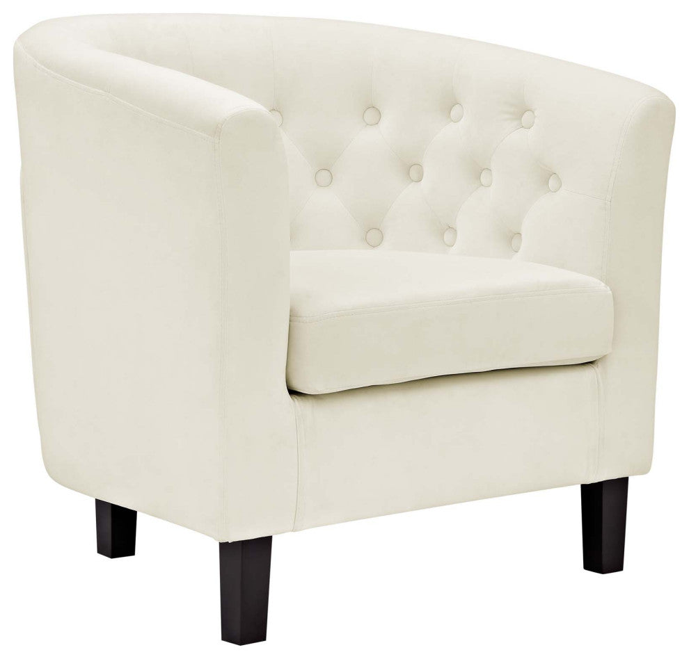 Ivory Prospect 2 Piece Performance Velvet Armchair Set