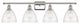 Innovations 516-4W-PN-GBD-754 4 Light Bath Vanity Light, Polished Nickel